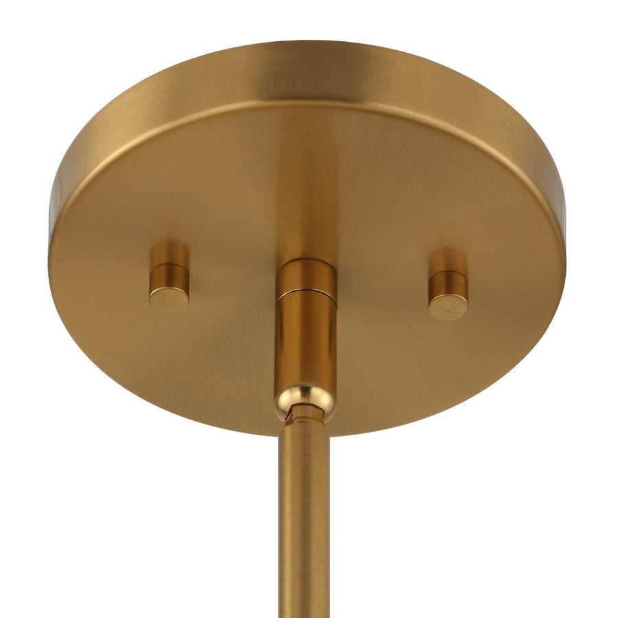 DARBY 1 LIGHT ARCHITECTURAL OVAL PENDANT