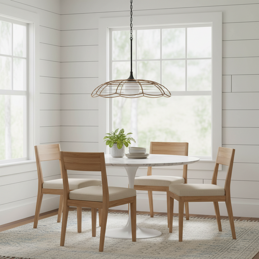 LAKESIDE RATTAN INDOOR-OUTDOOR PENDANT