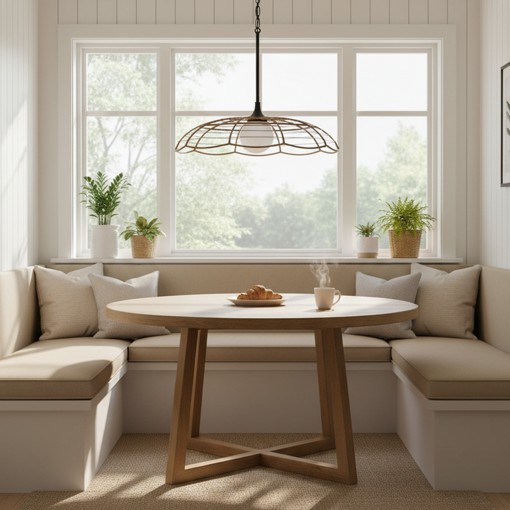 LAKESIDE RATTAN INDOOR-OUTDOOR PENDANT
