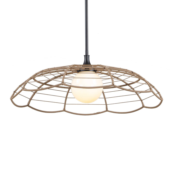 LAKESIDE RATTAN INDOOR-OUTDOOR PENDANT