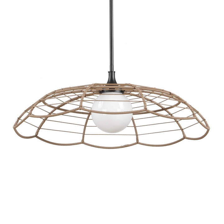 LAKESIDE RATTAN INDOOR-OUTDOOR PENDANT