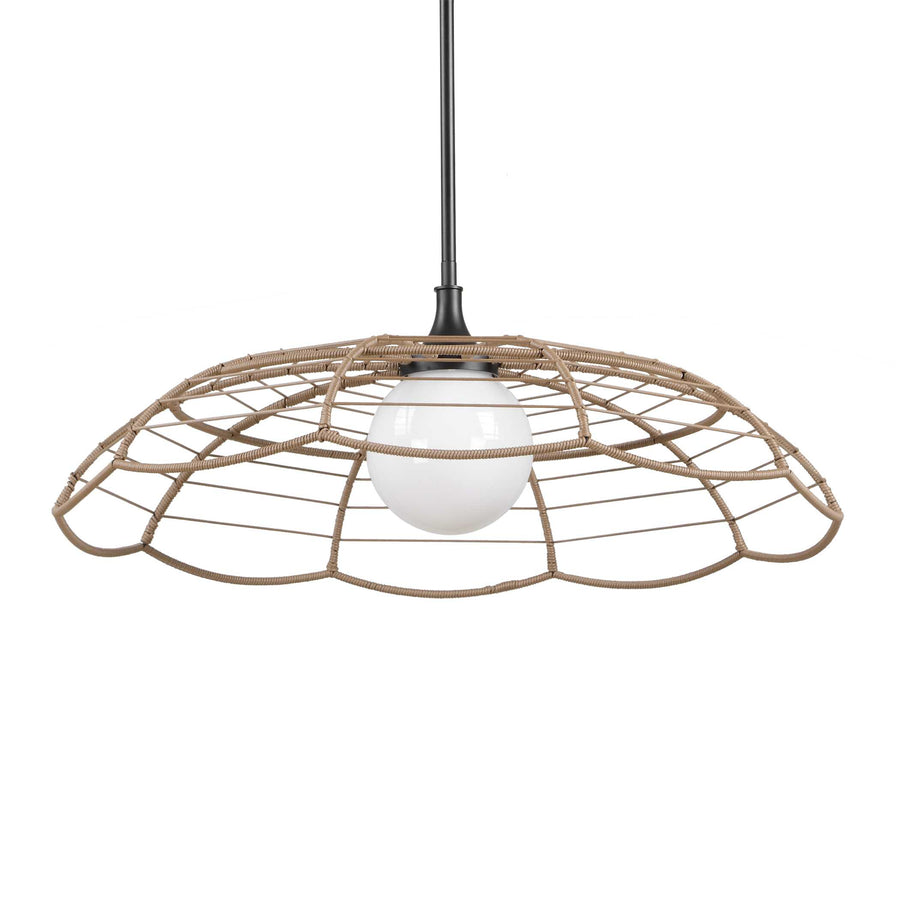 LAKESIDE RATTAN INDOOR-OUTDOOR PENDANT