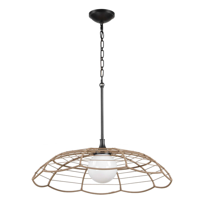 LAKESIDE RATTAN INDOOR-OUTDOOR PENDANT
