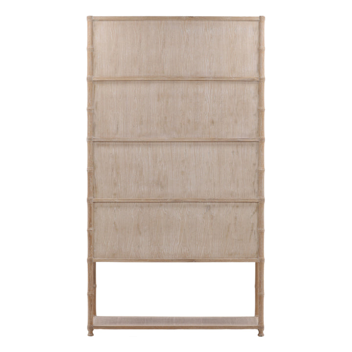LIVIA LIGHT OAK DISPLAY CABINET