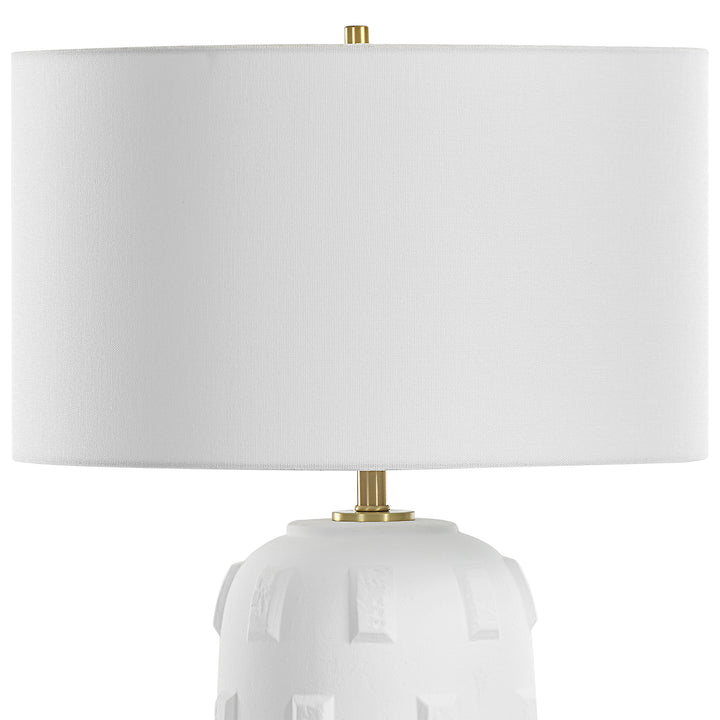 EMERIE CHALK WHITE TABLE LAMP