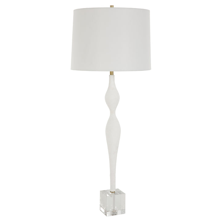 HELENA SLENDER WHITE TABLE LAMP