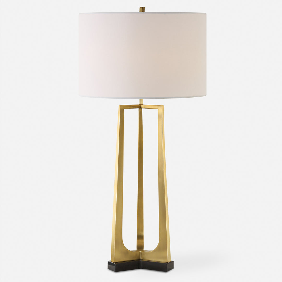 CROSSROADS BRASS TABLE LAMP