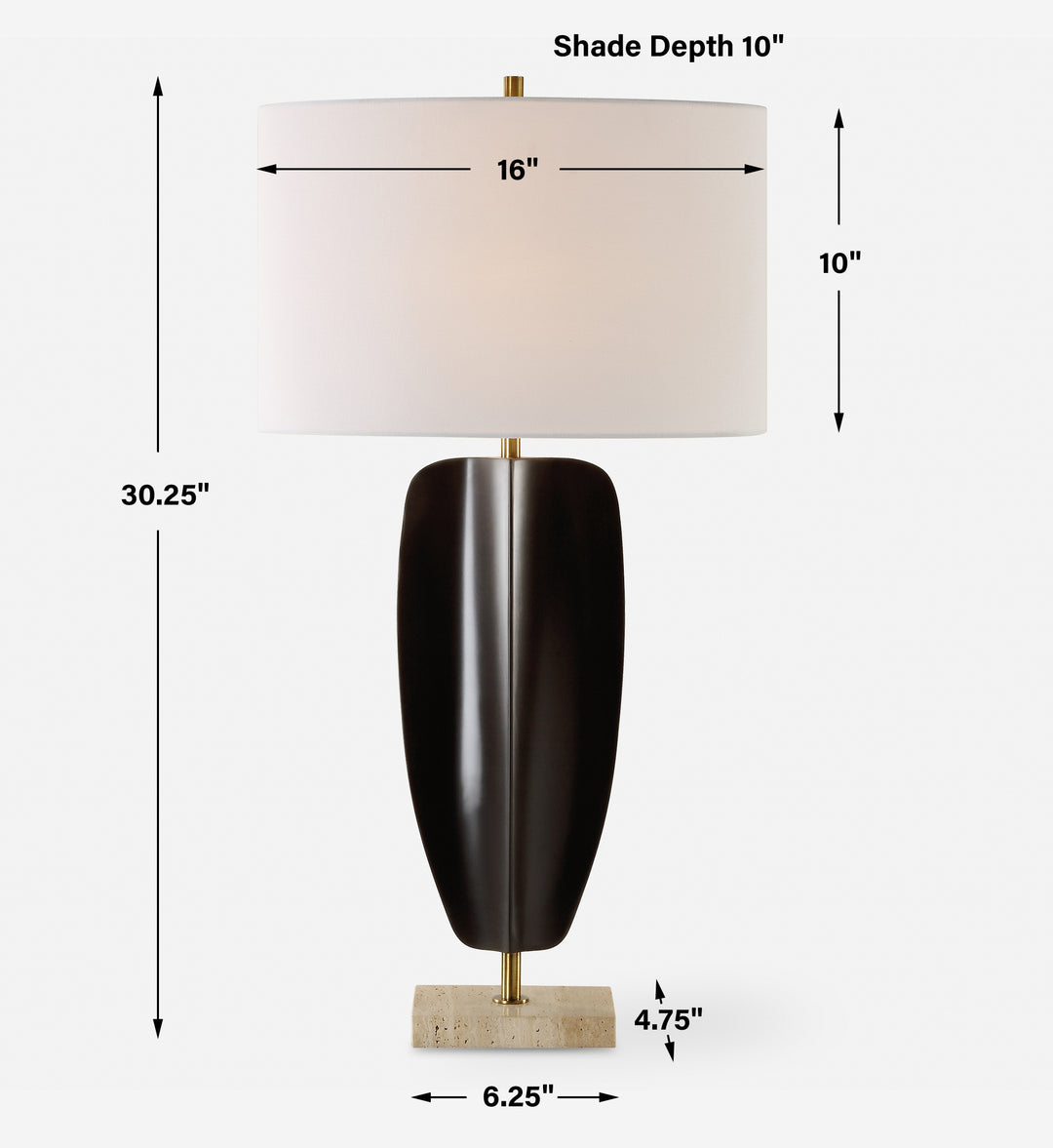 KURE OVAL TABLE LAMP