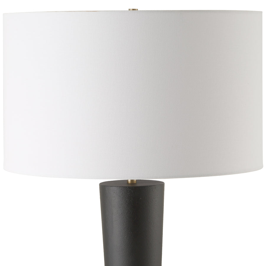 LAYLA BLACK TAPERED FLOOR LAMP