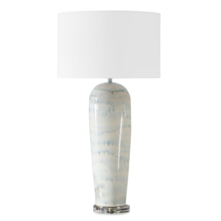 ARDEN WHITE GLAZE TABLE LAMP