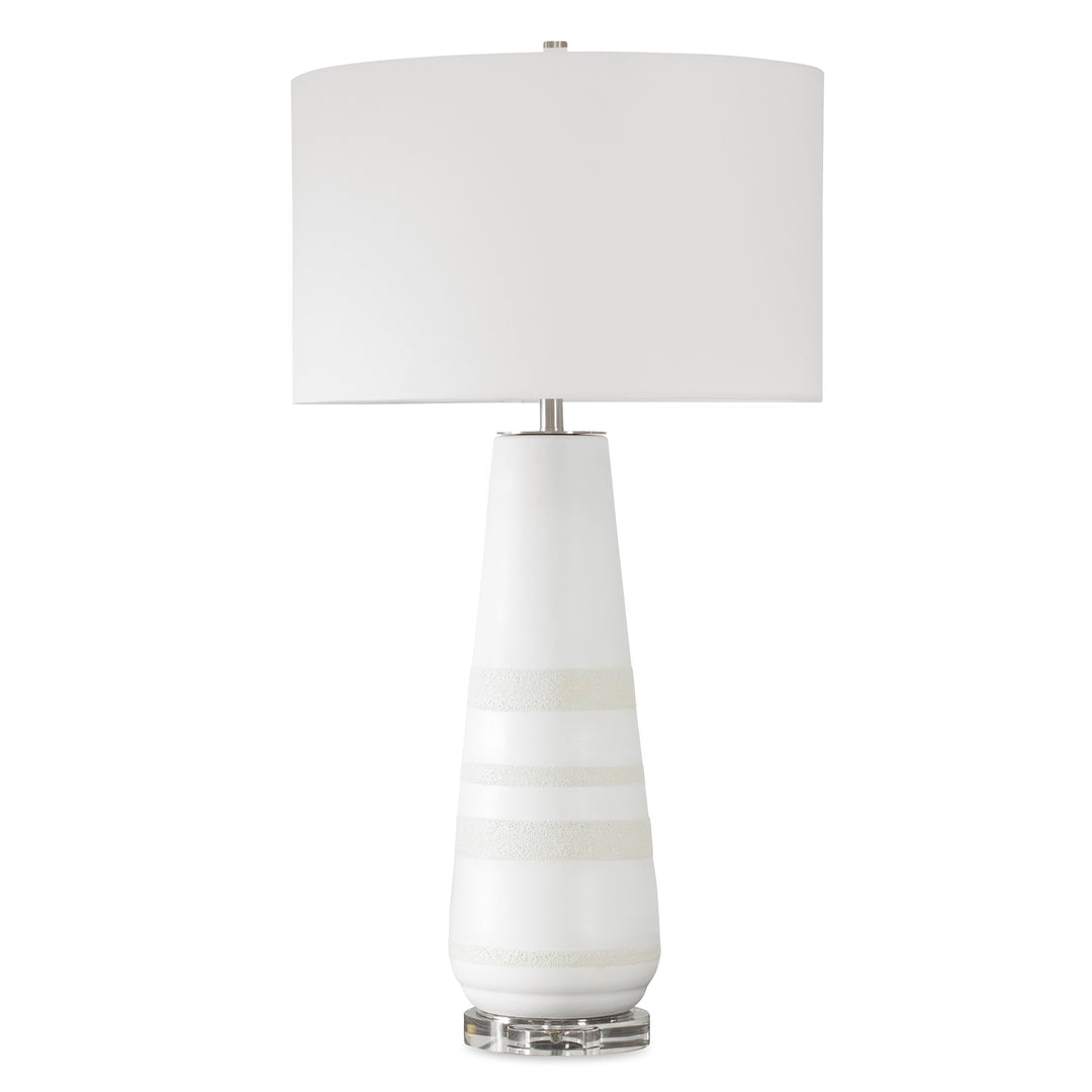 SANTINO CRACKLED IVORY TABLE LAMP