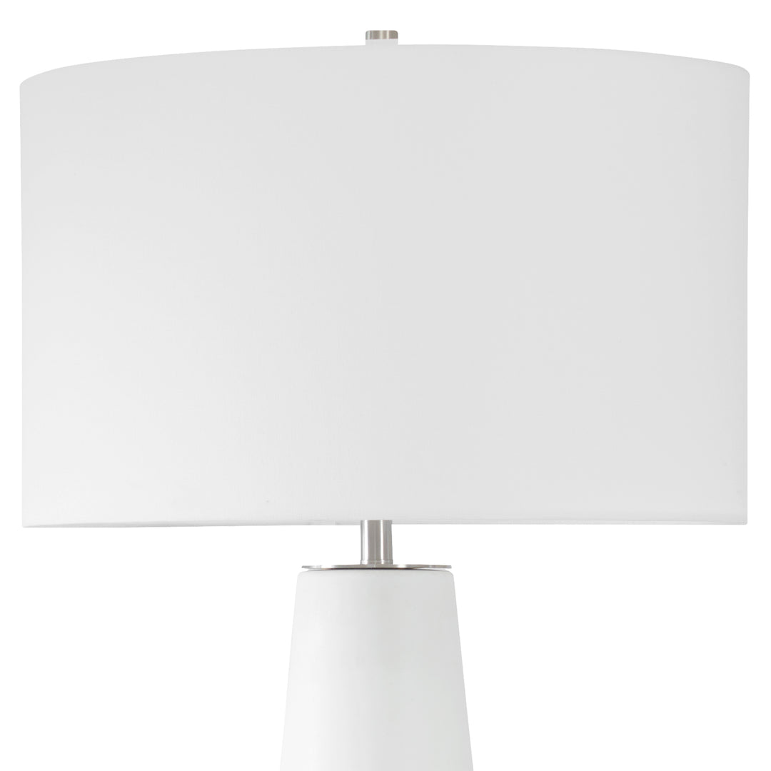 SANTINO CRACKLED IVORY TABLE LAMP