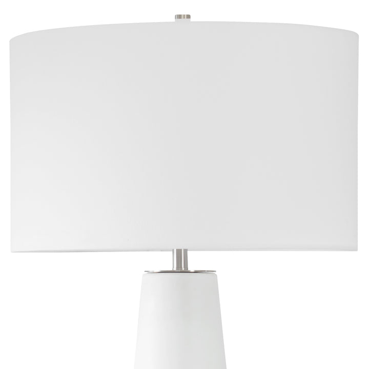 SANTINO CRACKLED IVORY TABLE LAMP