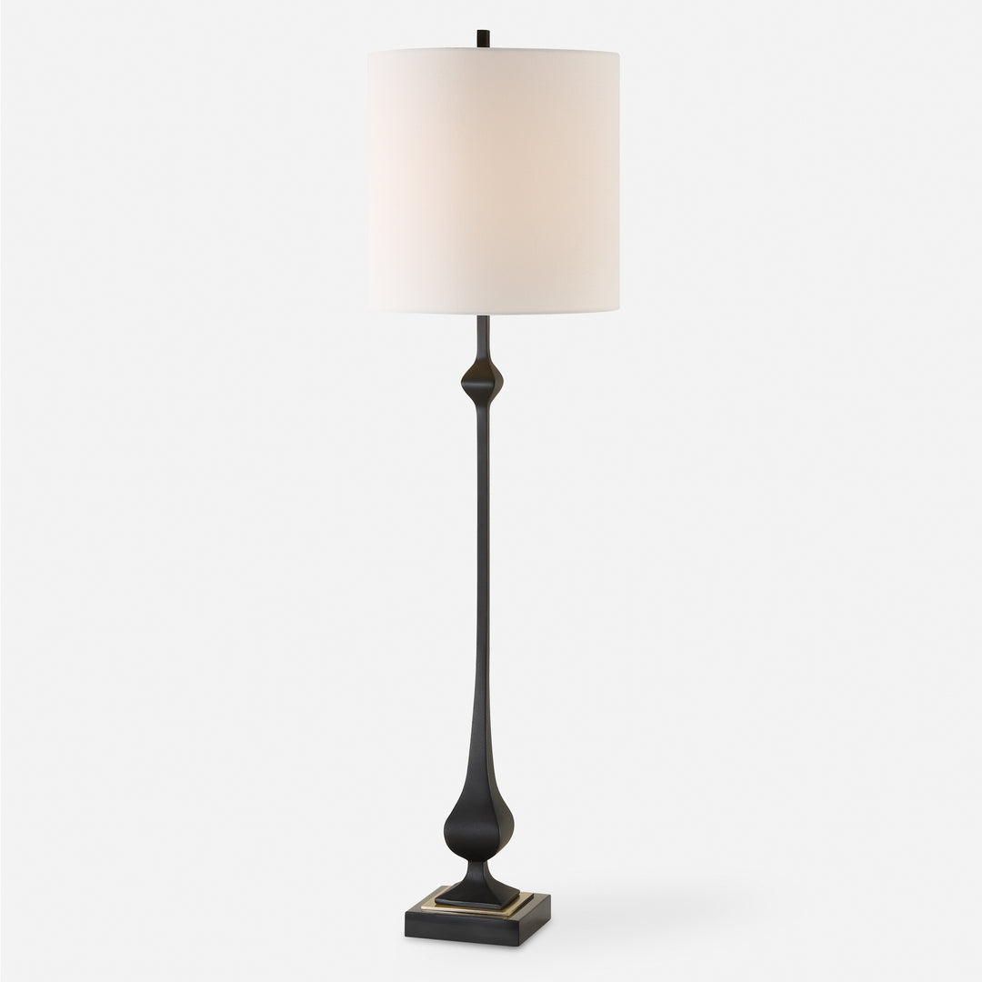 HIGHTOWER BLACK BUFFET LAMP