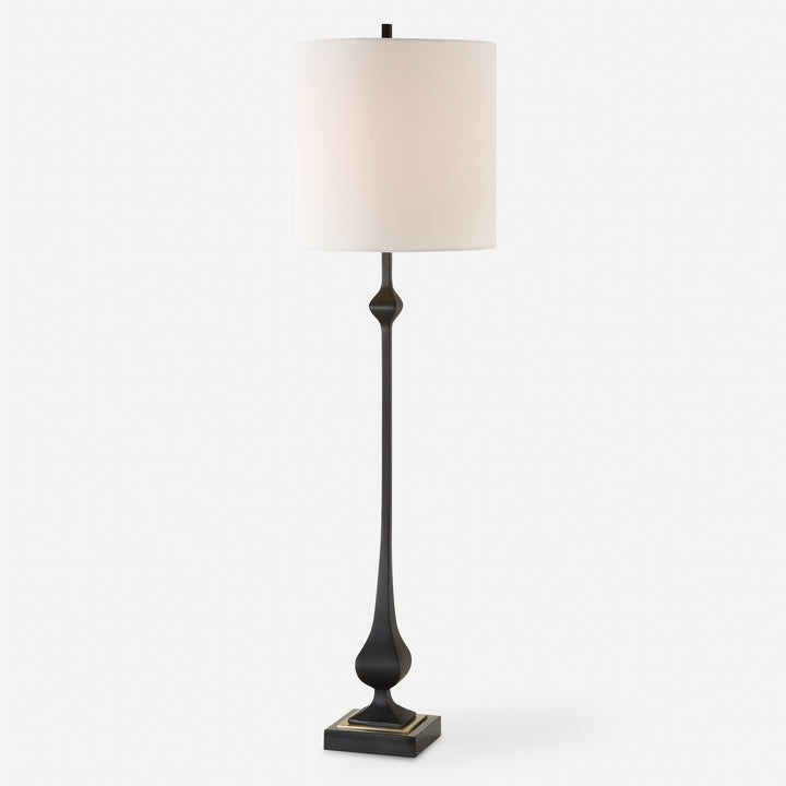 HIGHTOWER BLACK BUFFET LAMP