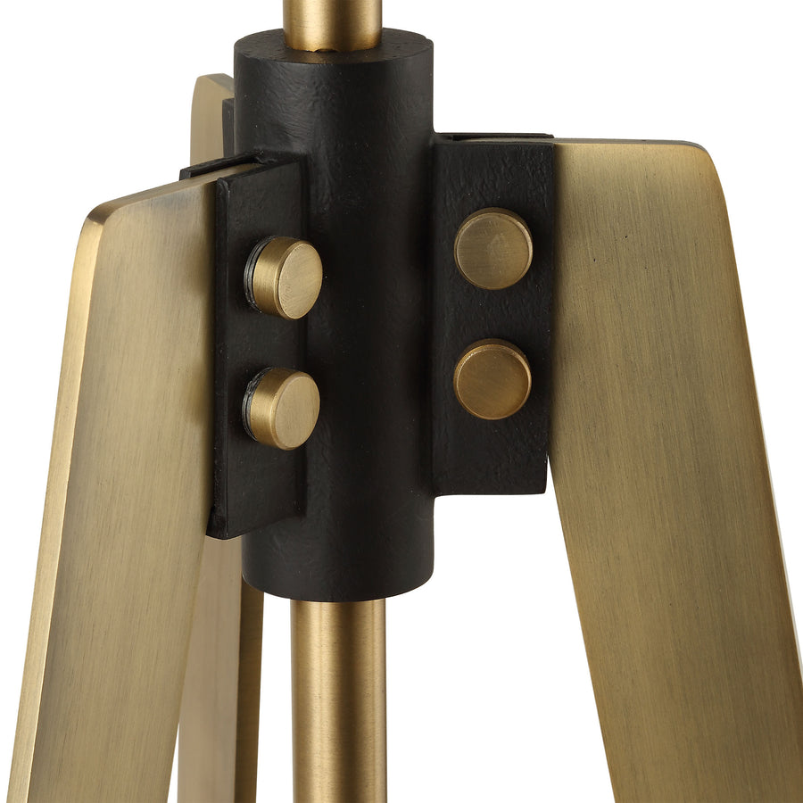 ANCHORAGE BRASS TRI - POD FLOOR LAMP