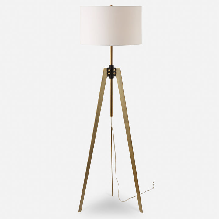 ANCHORAGE BRASS TRI - POD FLOOR LAMP