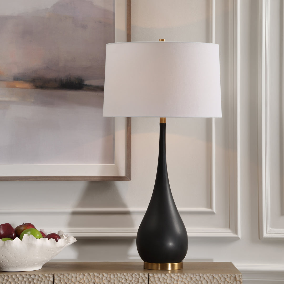 NOCTURNAL BLACK TABLE LAMP