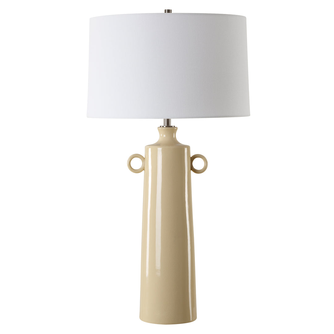 FLORERO PALE YELLOW TABLE LAMP