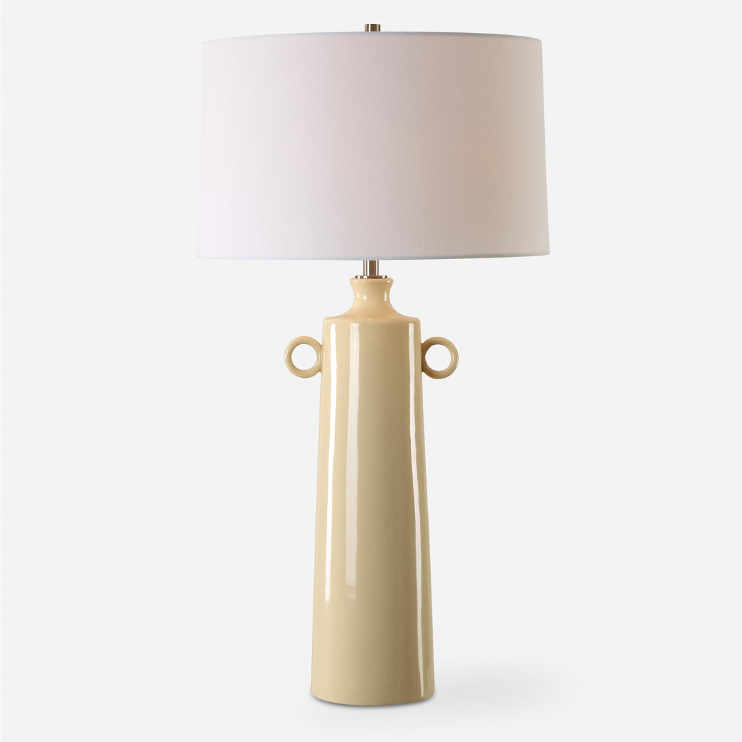 FLORERO PALE YELLOW TABLE LAMP