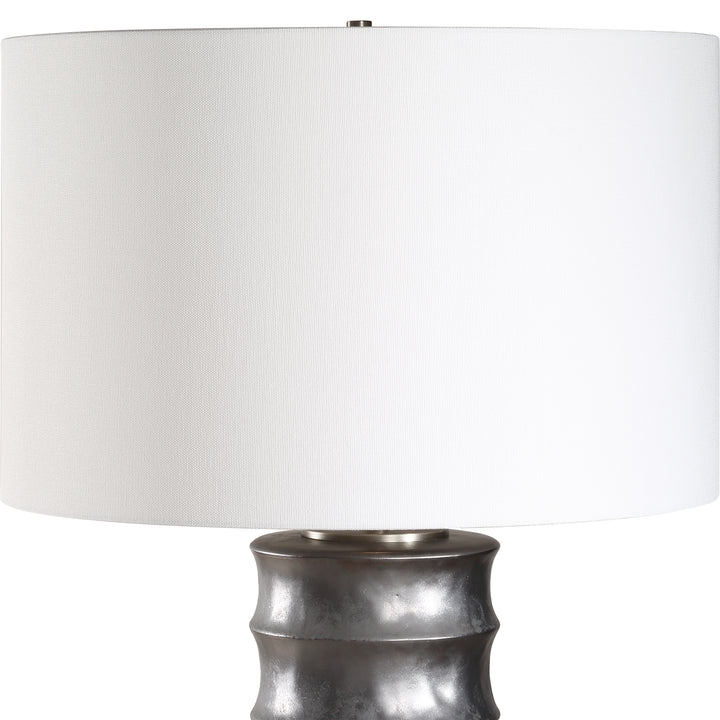 CORVAIR METALLIC BRONZE GLAZE TABLE LAMP