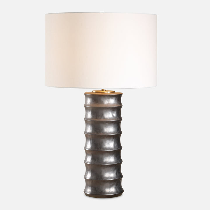 CORVAIR METALLIC BRONZE GLAZE TABLE LAMP