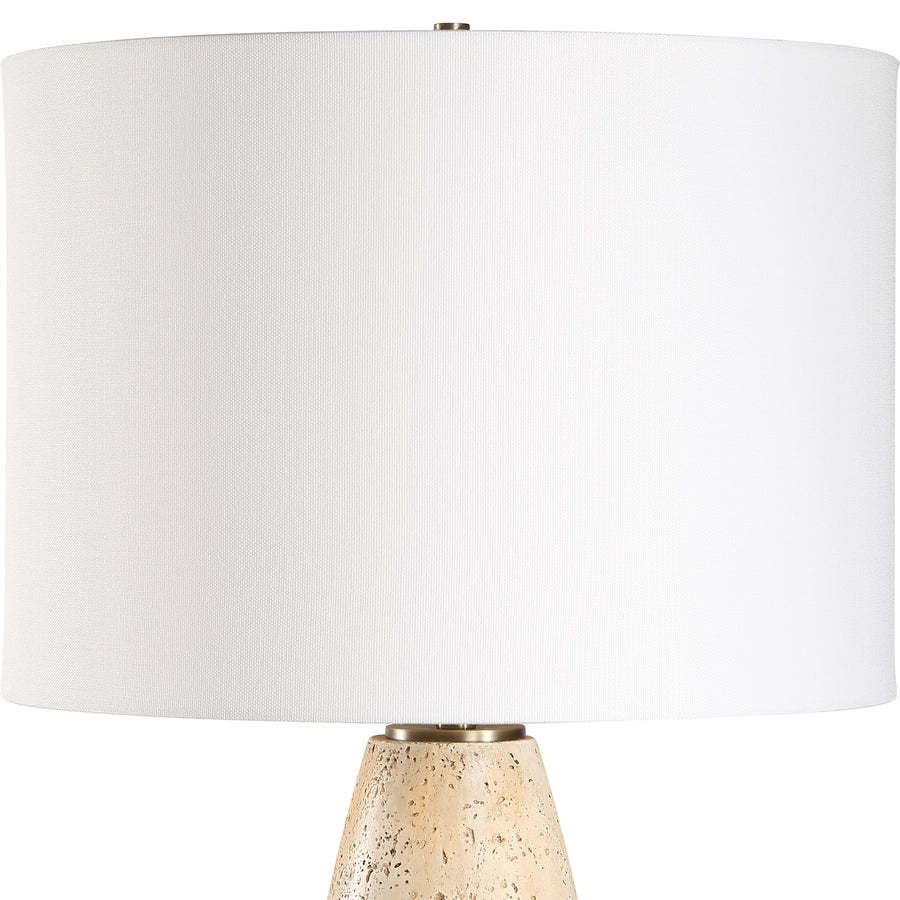 MAURY TRAVERTINE TABLE LAMP