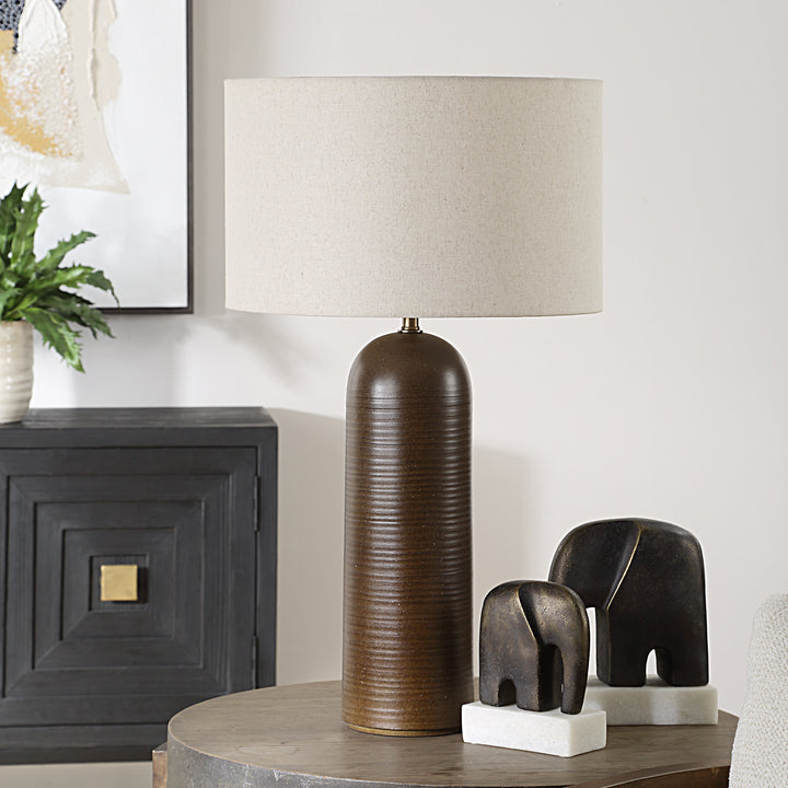 TREXLER BROWN TABLE LAMP