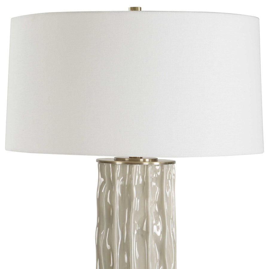 PARILLI TAUPE GRAY TABLE LAMP