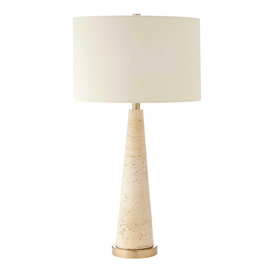 PERKINS NATURAL TRAVERTINE TABLE LAMP