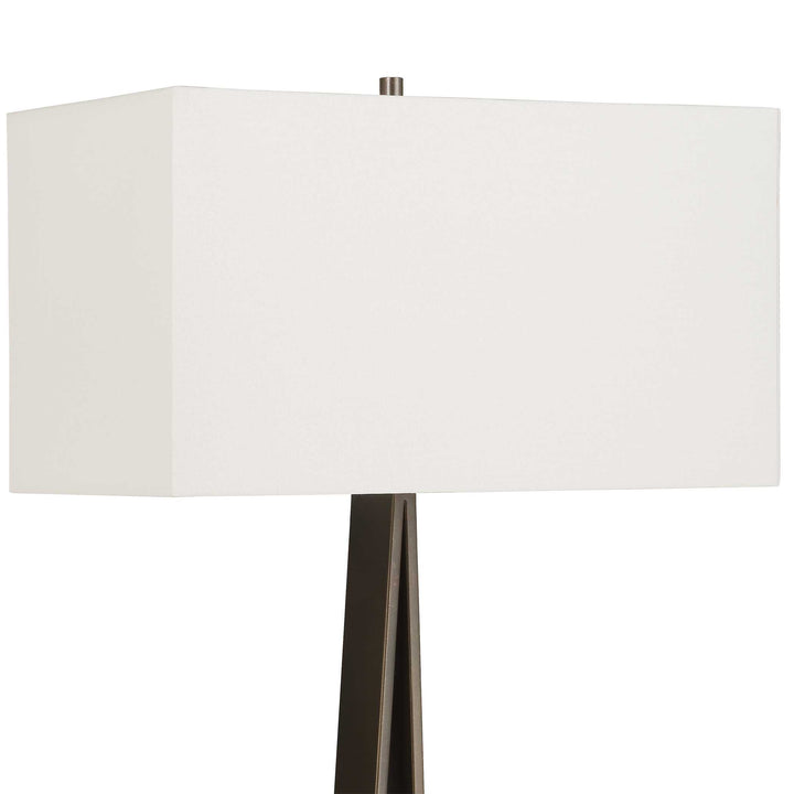 GALLOWAY MINIMALIST BRONZE FLOOR LAMP