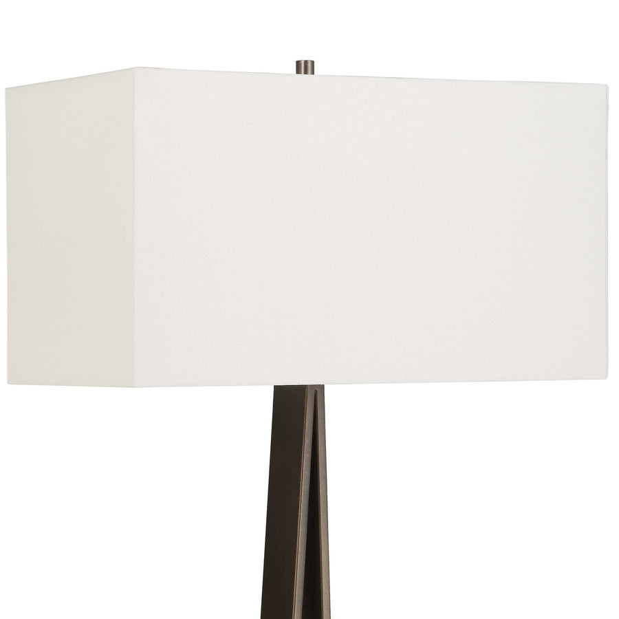 GALLOWAY MINIMALIST BRONZE FLOOR LAMP