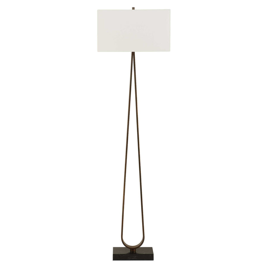 GALLOWAY MINIMALIST BRONZE FLOOR LAMP
