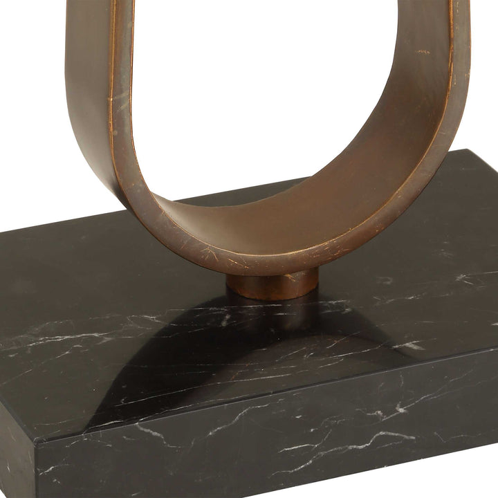 GALLOWAY MINIMALIST BRONZE FLOOR LAMP