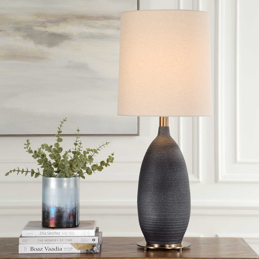 BOWER MATT BLACK TABLE LAMP