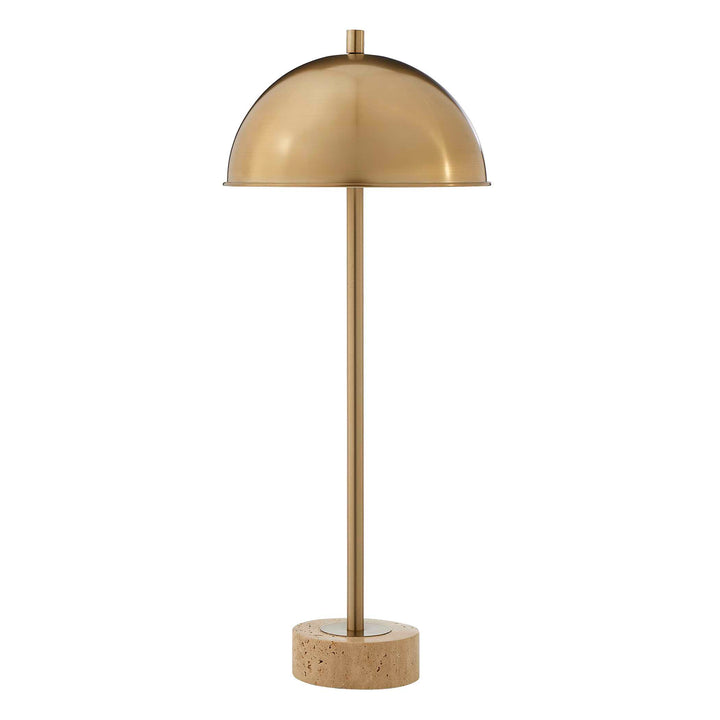 DUNHAM BRASS BUFFET LAMP