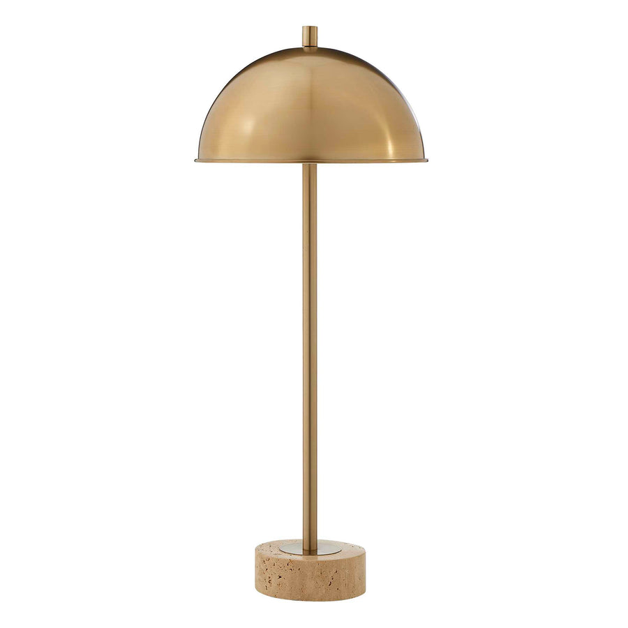 DUNHAM BRASS BUFFET LAMP