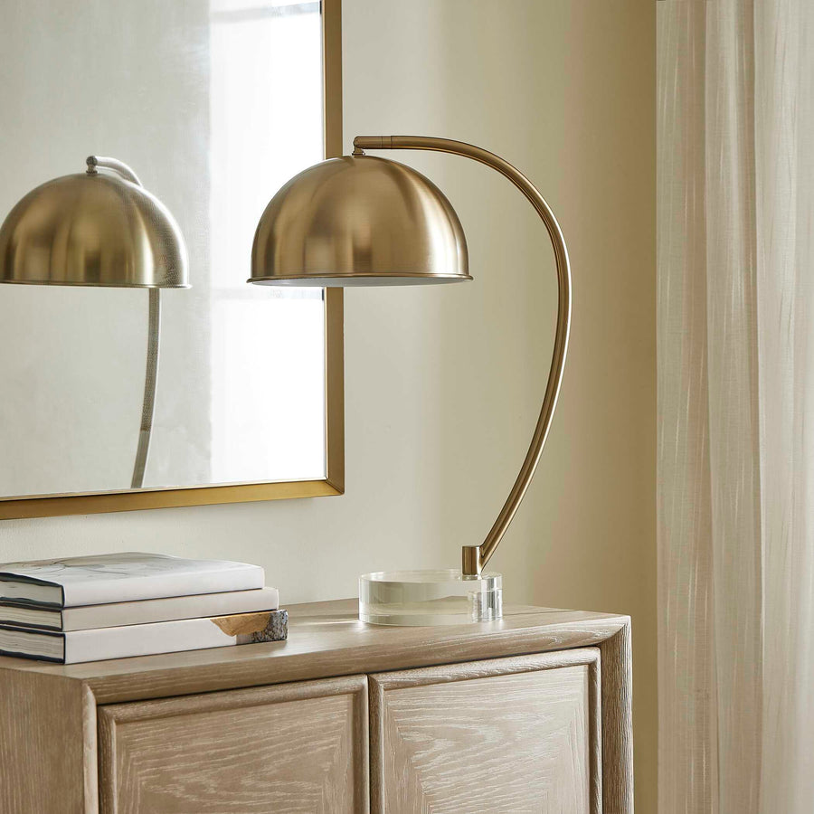 ROMANI ANTIQUE BRASS DESK LAMP