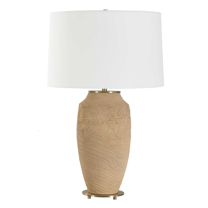 SANDSTONE FLOW TERRACOTTA TABLE LAMP