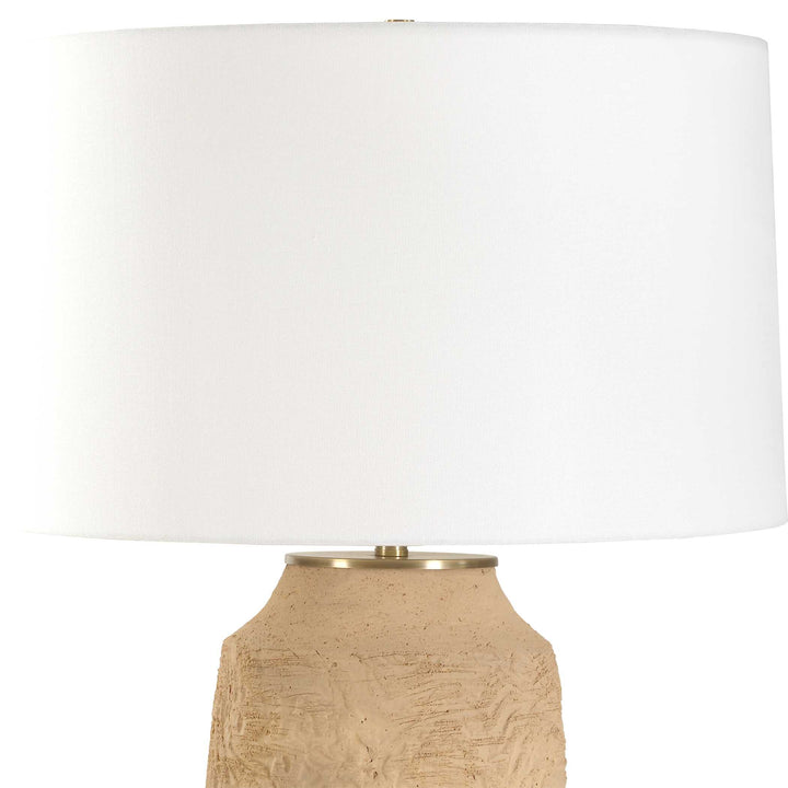 SANDSTONE FLOW TERRACOTTA TABLE LAMP
