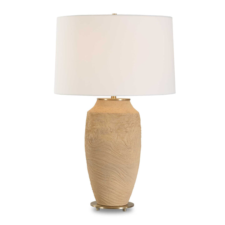 SANDSTONE FLOW TERRACOTTA TABLE LAMP