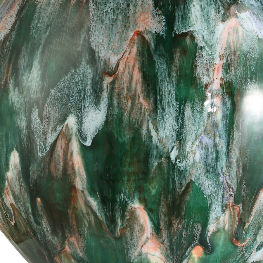 MIHAELA DRIP GLAZE TABLE LAMP