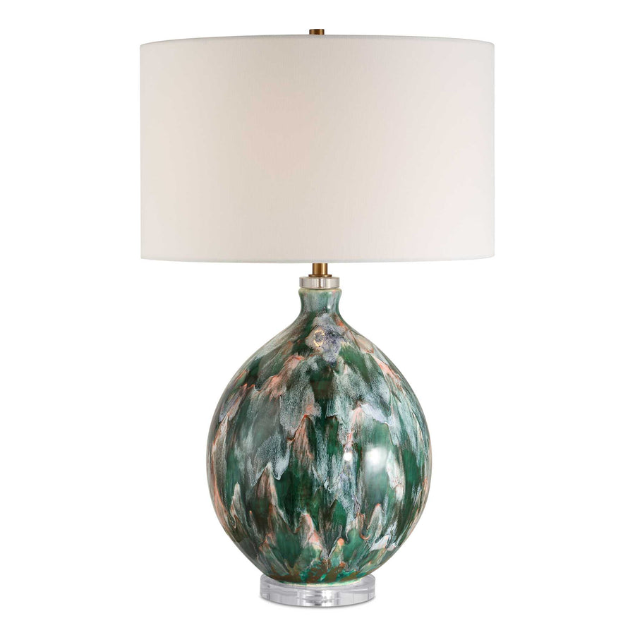 MIHAELA DRIP GLAZE TABLE LAMP