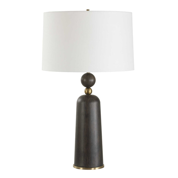 MCQUINN DARK WALNUT TABLE LAMP