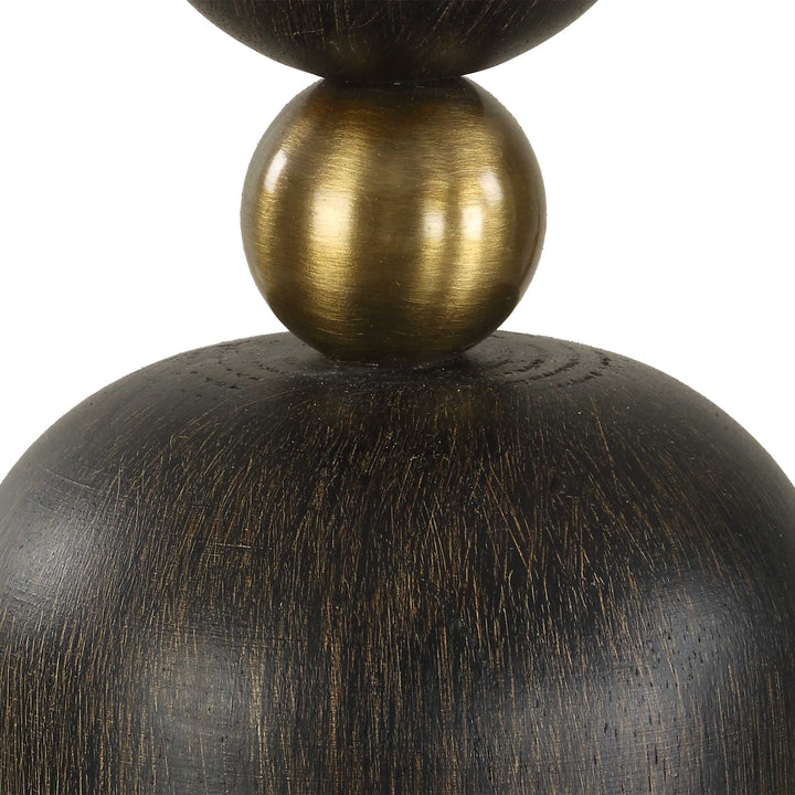 MCQUINN DARK WALNUT TABLE LAMP