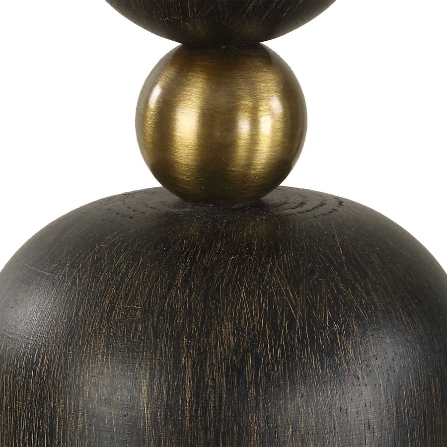 MCQUINN DARK WALNUT TABLE LAMP