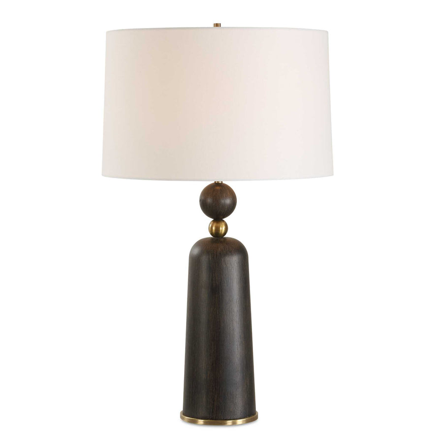 MCQUINN DARK WALNUT TABLE LAMP