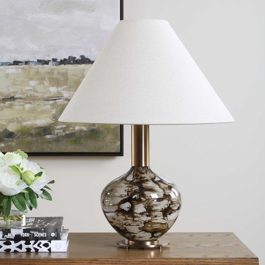 MONTAGU DARK BROWN TABLE LAMP