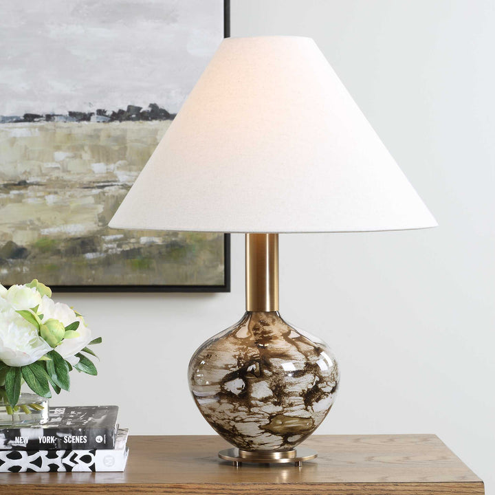 MONTAGU DARK BROWN TABLE LAMP