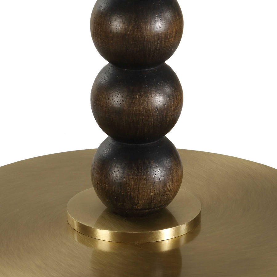 GALLUS WOOD SPHERES TABLE LAMP